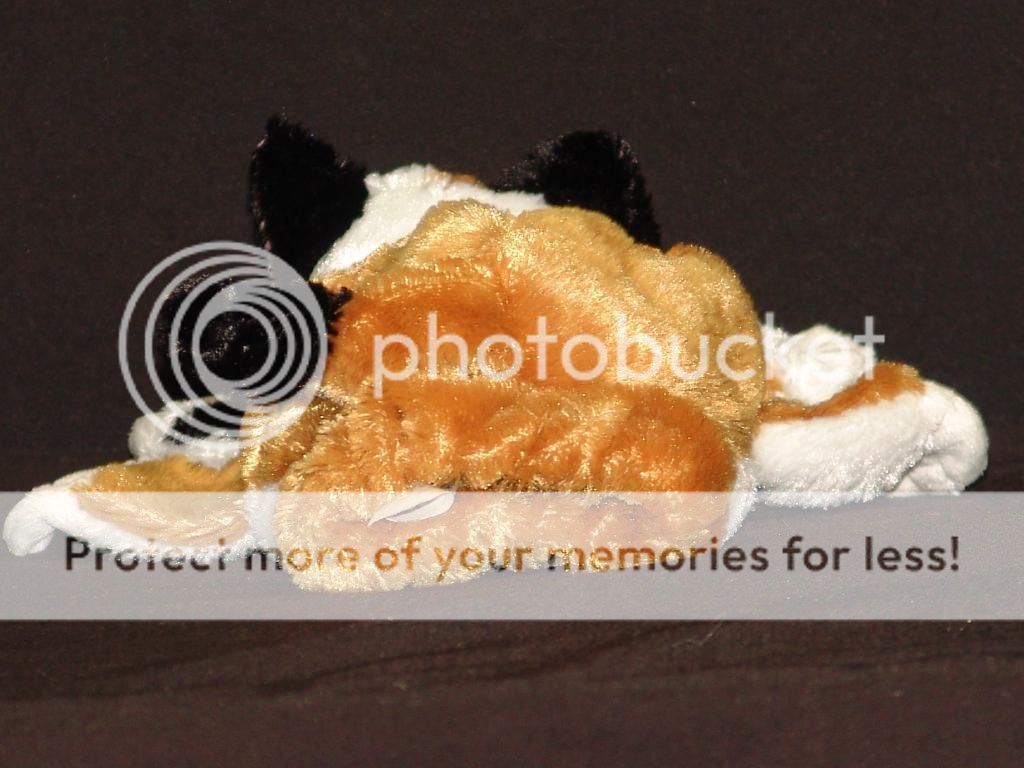 lifelike green eyes calico kitty cat kitten hand puppet plush